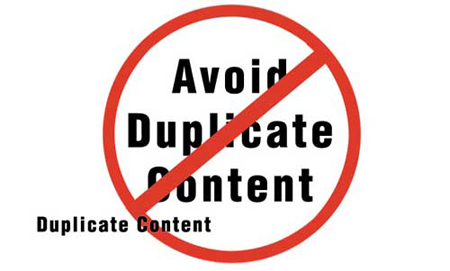 Article – How to avoid the duplicate content