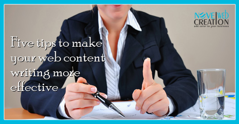 Five tips to make your web content writing more effective